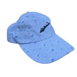 Fishers Island Club - Imperial Golf Hat Blue Print- Moisture Wicking